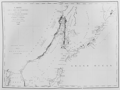 Carte des découvertes faites en 1787 dans les mers de Chine et le détroit de Tartarie par les frégates françaises La Boussole et L