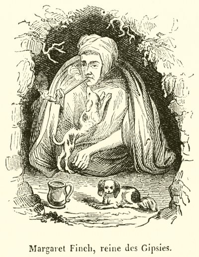 Margaret Finch, reine des Gitans - French School