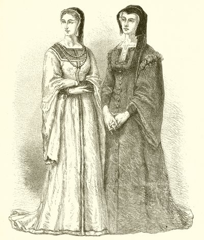 Marguerite de Valois et Louise de Savoie - French School