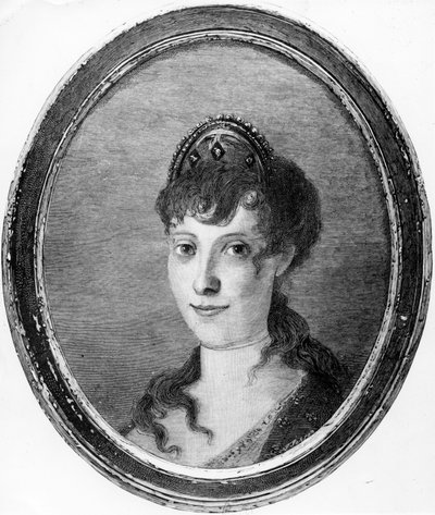 Maria Letizia Ramolino jeune femme - French School