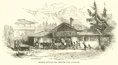 Maria Louisa en route pour la France - French School