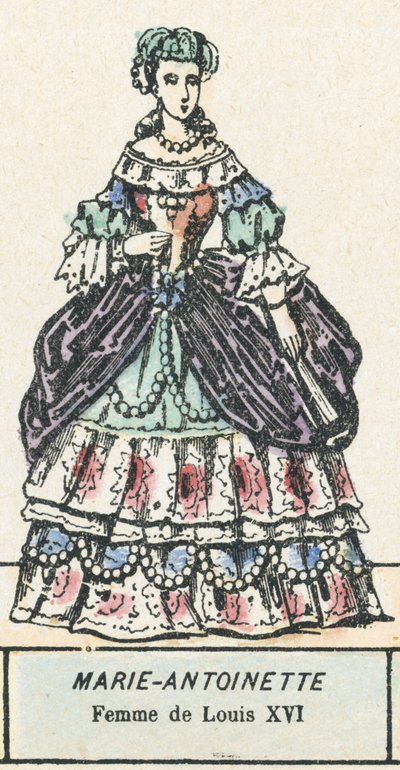 Marie-Antoinette, Femme de Louis XVI - French School