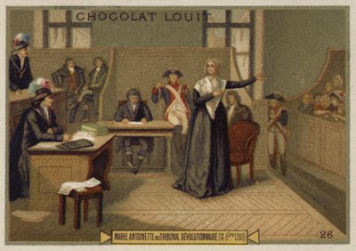 Marie-Antoinette devant le Tribunal révolutionnaire, Révolution française, 14 octobre 1793 - French School