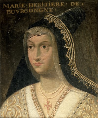 Marie, Duchesse de Bourgogne - French School