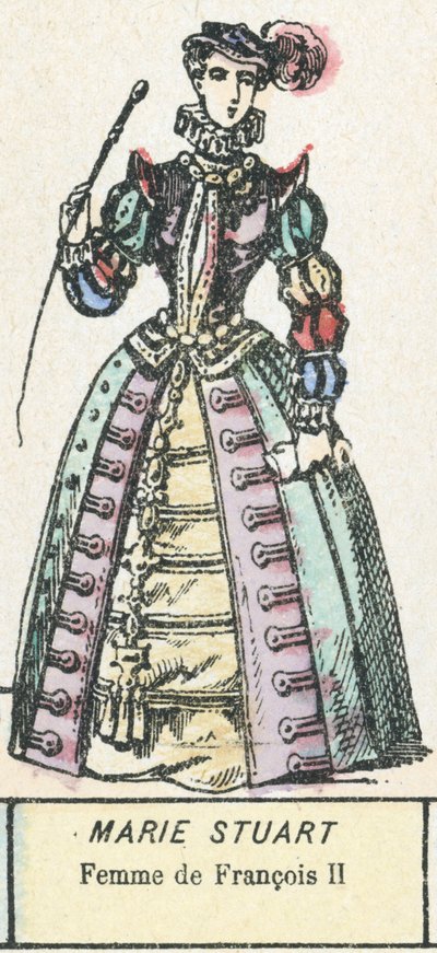 Marie Stuart, femme de François II - French School