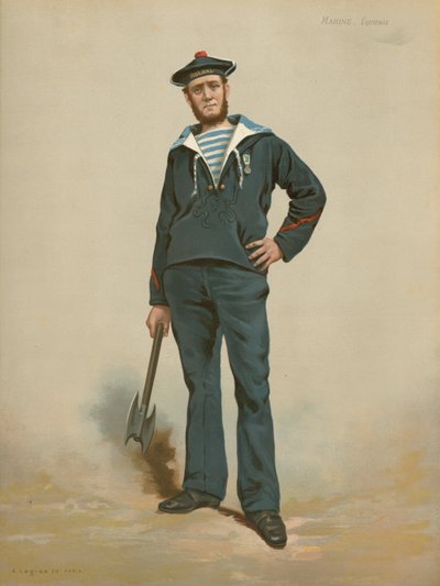 Marine, Equipage - French School