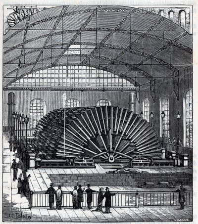 Machine hydraulique de Marly, construite par l