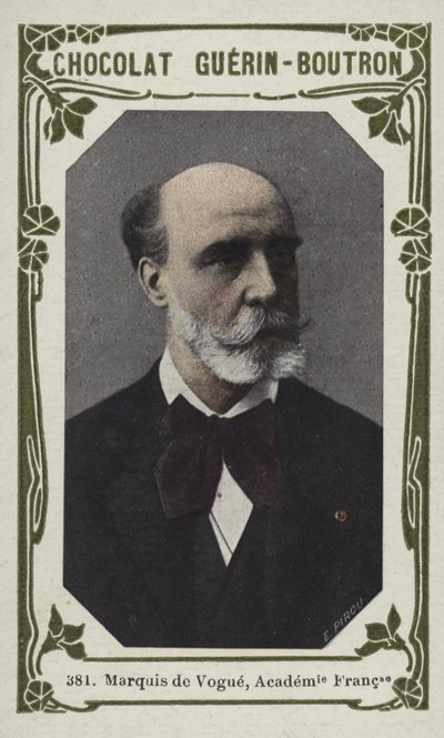 Marquis de Vogüé, Académie Française - French School