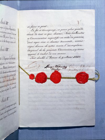 Contrat de mariage de l