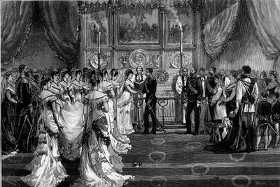 Mariage du prince Arthur de Connaught et Strathearn (1850-1942) et de la princesse Margaret de Prusse (1860-1917) - French School