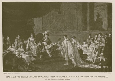 Mariage du prince Jérôme Bonaparte et de la princesse Frédérique Catherine de Wurtemberg - French School