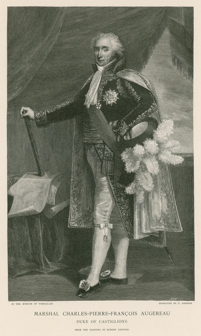 Maréchal Charles-Pierre-François Augereau - French School