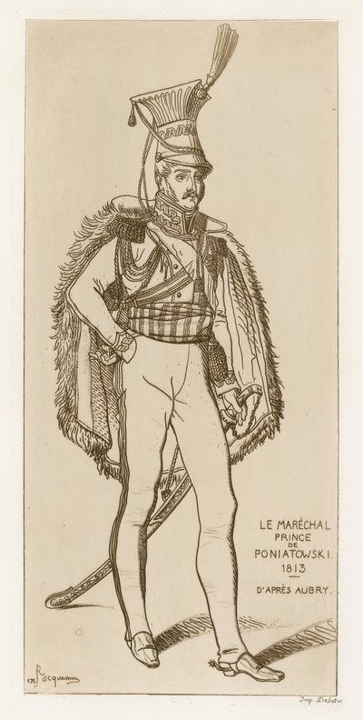 Maréchal Prince Poniatowski, 1813 - French School