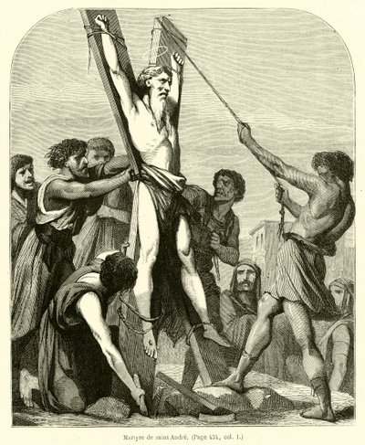 Martyre de saint André - French School