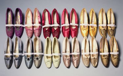 Chaussures de Mary Chamberlain, années 1890 - French School