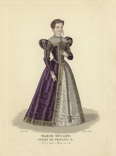 Marie Stuart, épouse du roi François II de France - French School
