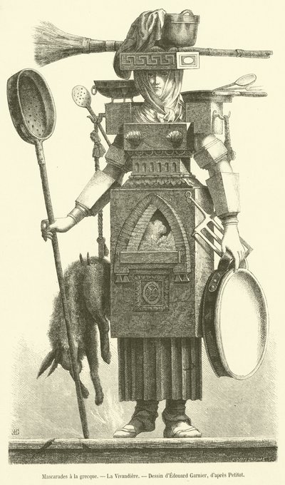 Mascarades à la grecque, La Vivandière - French School