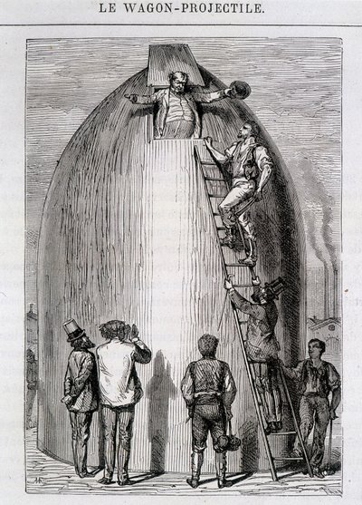 Maston avait grossi - dans De la terre à la lune par Jules Verne - French School