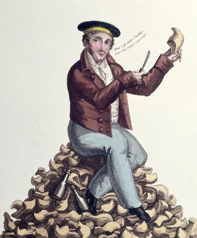 Mathurin Bruneau (1784-1825) prétendant au trône de France en tant que roi Louis XVII, vers 1818 - French School