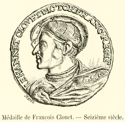 Médaille de François Clouet, Seizième siècle - French School