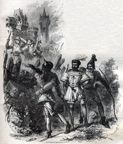 Mercenaires et bandits du Pape Clément VI (Pierre Roger) - French School