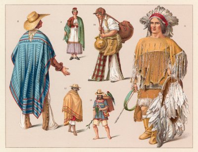 Costume mexicain - French School