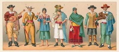 Costume mexicain - French School