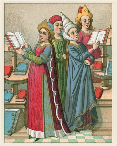 Costume du Moyen Âge - French School