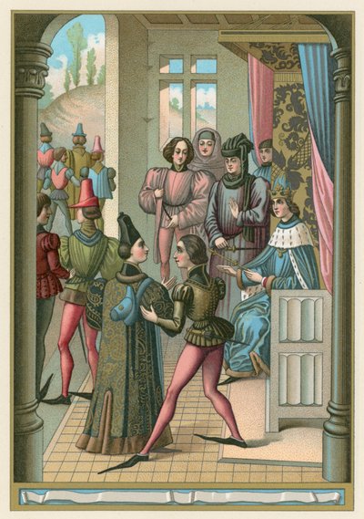 Costume du Moyen Âge - French School