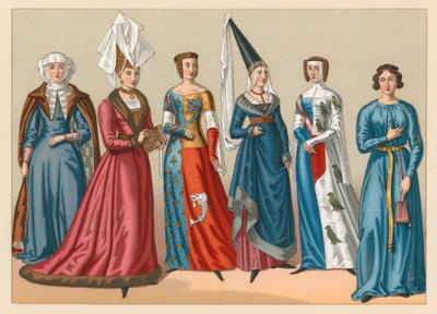 Costume du Moyen Âge - French School