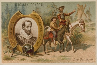 Miguel de Cervantes, romancier, poète et dramaturge espagnol - French School