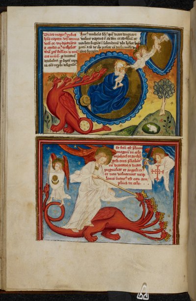 Miniature du Livre de la vie de Saint Jean et de l