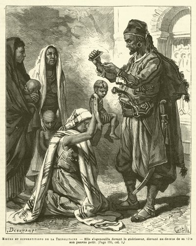 Mœurs et superstitions de la Tripolitaine - French School