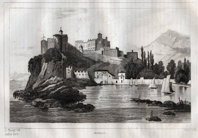 Monaco - Gravure de « L