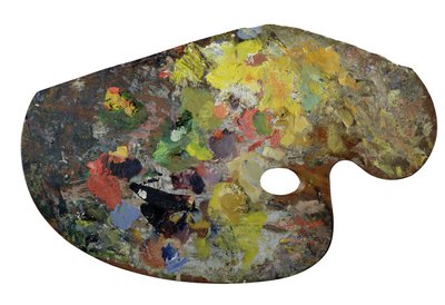 Palette de Monet - French School