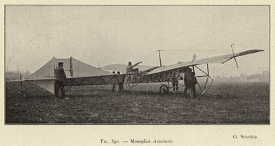 Monoplan Antoinette - French School