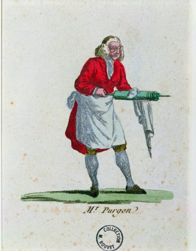 Monsieur Purgon, du Malade Imaginaire par Molière (1622-73) - French School