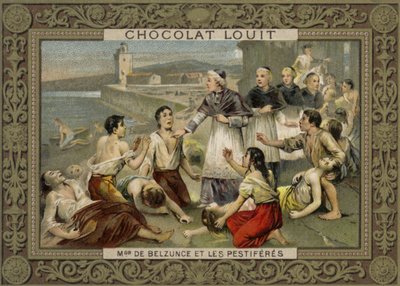 Mgr de Belsunce, évêque de Marseille et les victimes de la peste, 1720 - French School