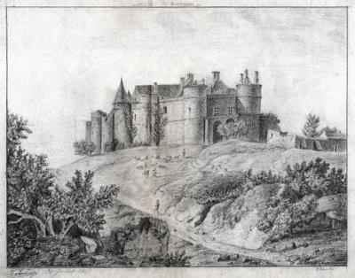 Château de Montargis (dessin) - French School