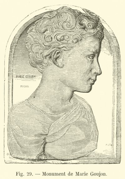 Monument de Marie Goujon - French School