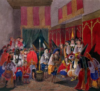 Mariage maure en Algérie, c.1840-45 - French School