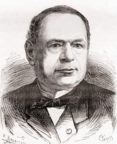 Moritz Hermann von Jacobi, de Les Merveilles de la Science, publié vers 1870 (gravure) - French School
