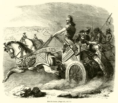 Mort de Josias - French School