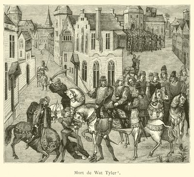 Mort de Wat Tyler - French School