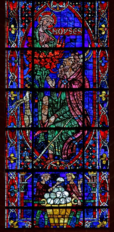 Moïse et le Buisson Ardent - French School