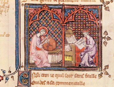 Ms 1044 Fol.16v Le Verbe, Créateur du Monde et L