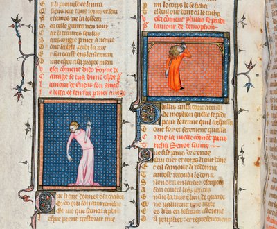 Ms 1126 Le suicide de Didon par l