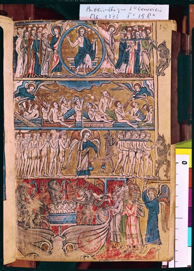 Ms 1273 f.19r Le Jugement dernier, d