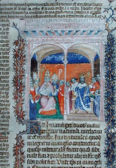 Ms 1290 Le Pape et le Roi, de 