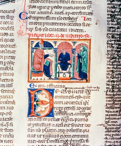 Un jugement, des Décrets de Saint Grégoire IX - French School